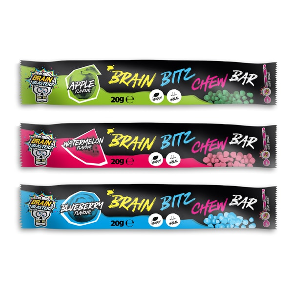 Brain blasters chew bar